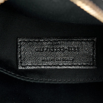 Saint Laurent Calfskin Matelasse Monogram Lou Camera Bag Black 7 of 10