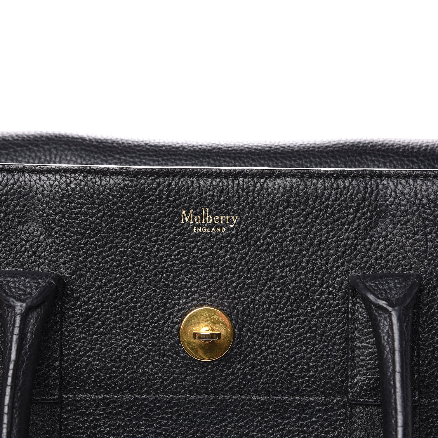 Mulberry Classic Grain Small Bayswater Black 6 of 13