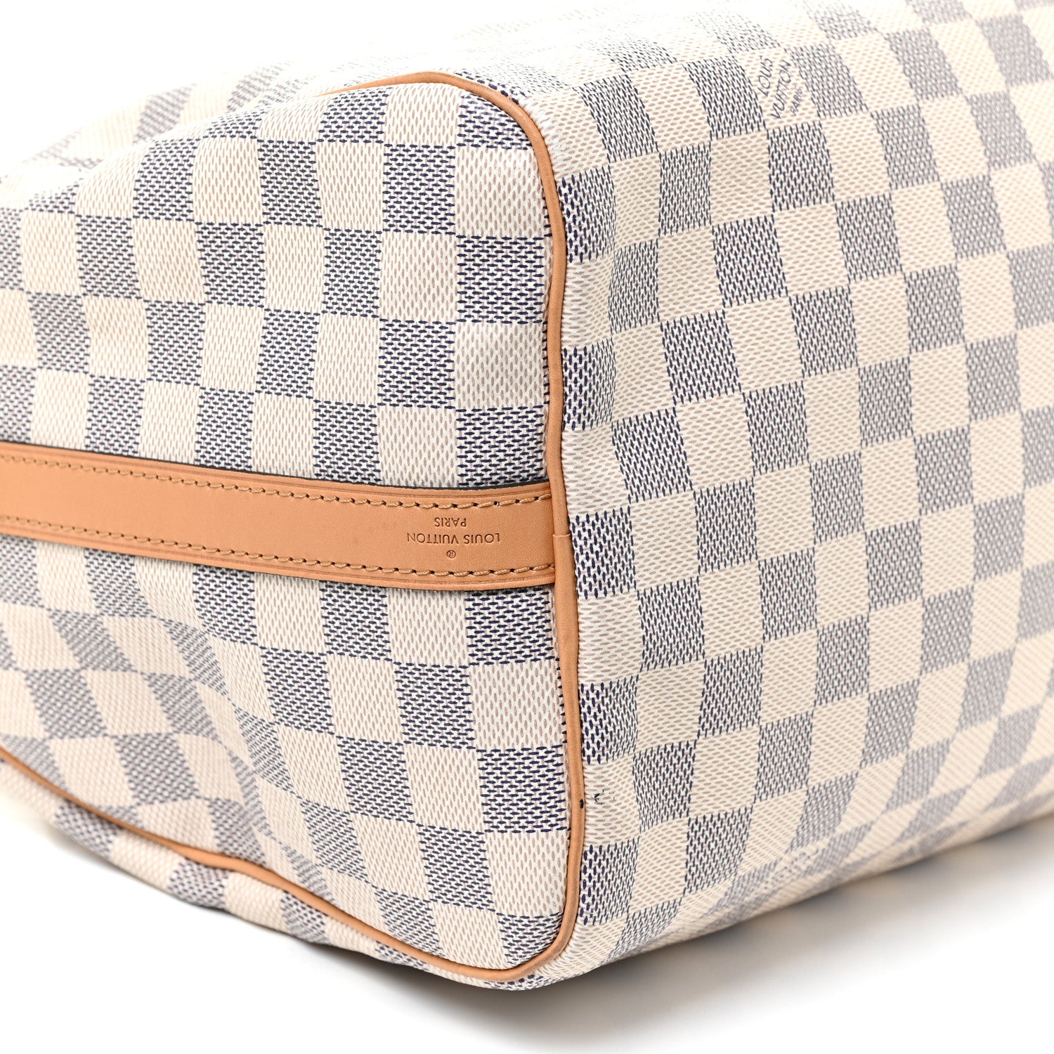 Louis Vuitton Damier Azur Braided Speedy Bandouliere 30 Blue 9 of 11
