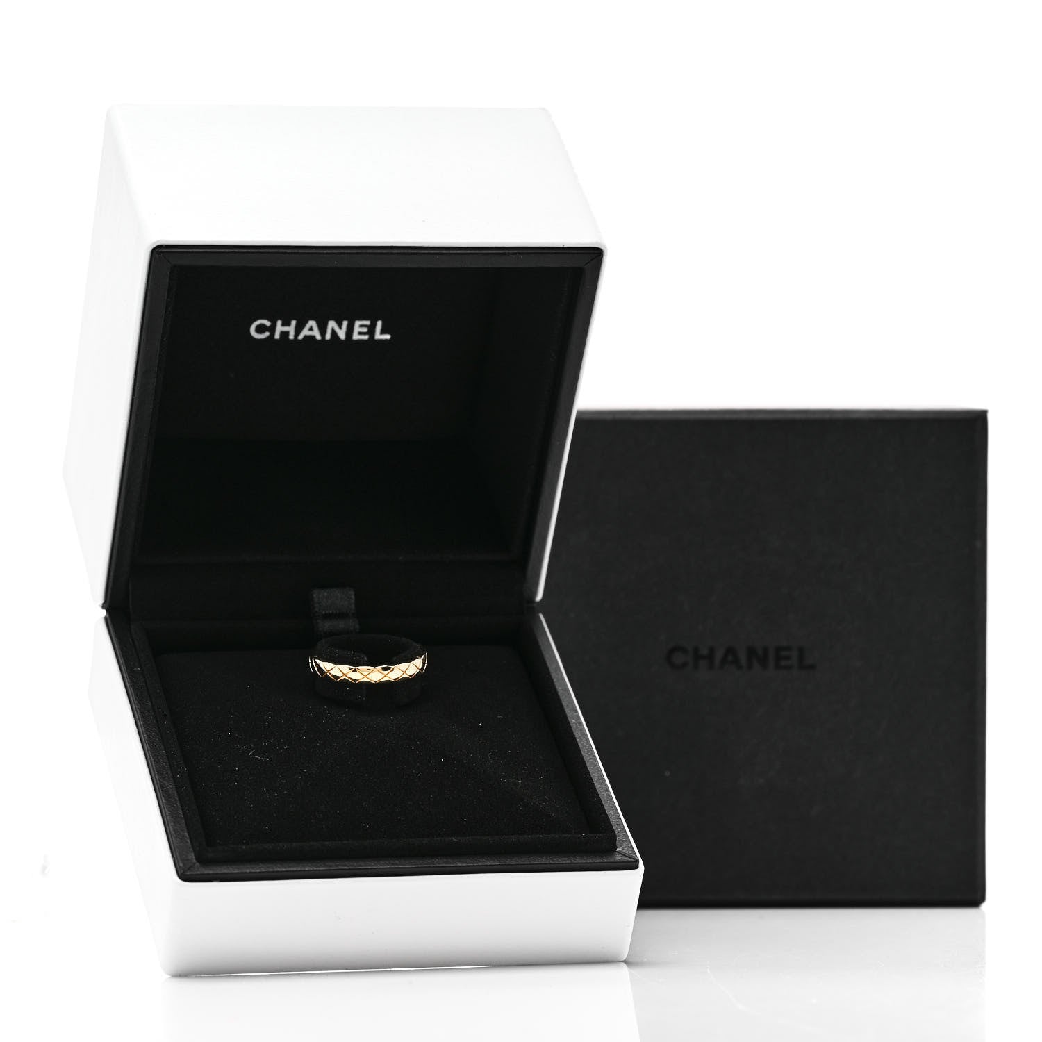Chanel 18K Yellow Gold Mini Coco Crush Ring 53 6.25 5 of 5