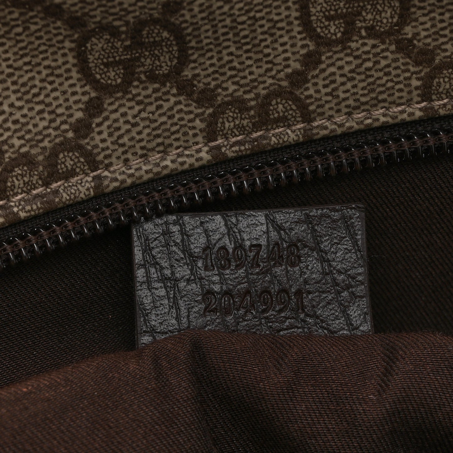 GG Plus Monogram Web Large Flap Messenger Bag Beige Dark Brown