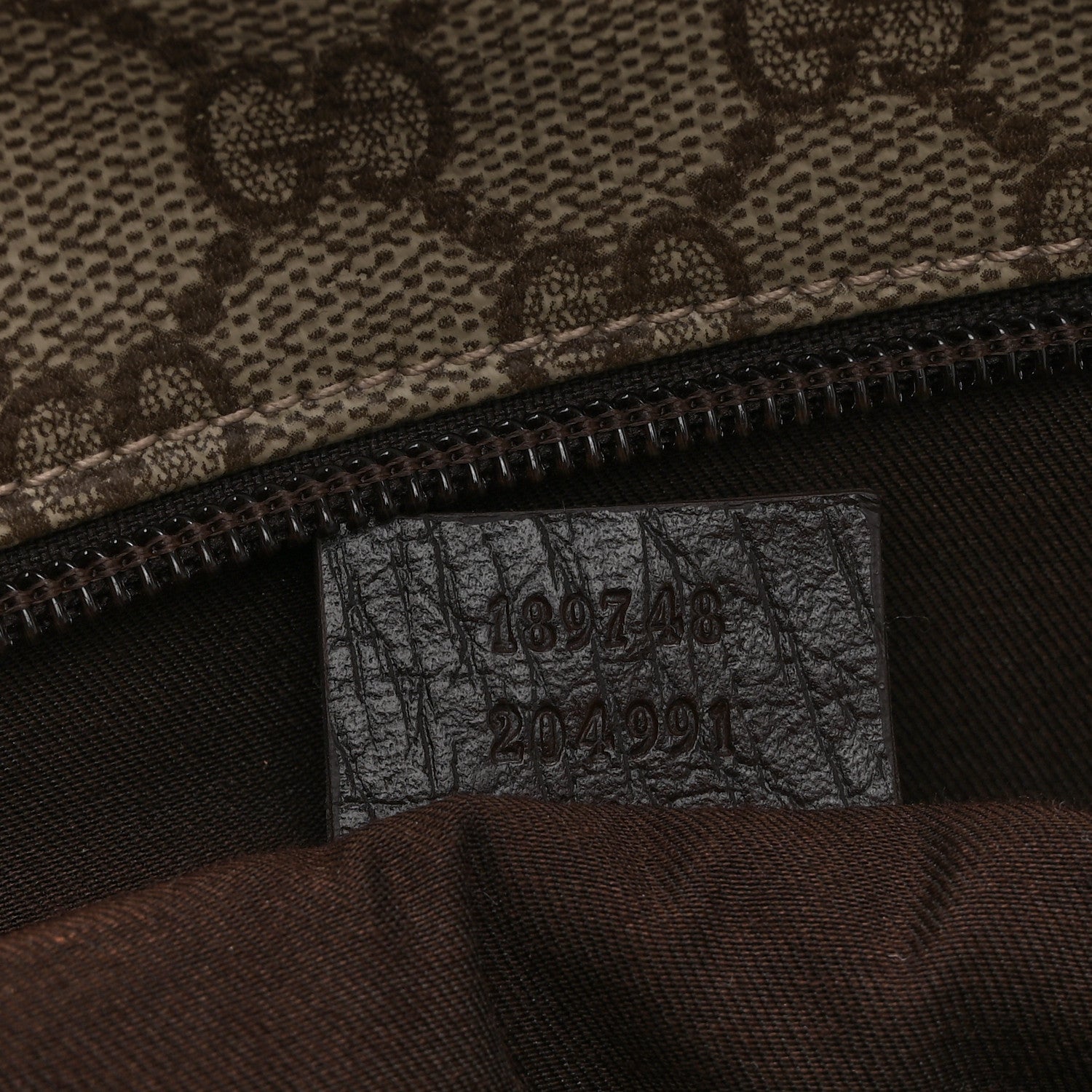 Gucci GG Plus Monogram Web Large Flap Messenger Bag Beige Dark Brown 7 of 10