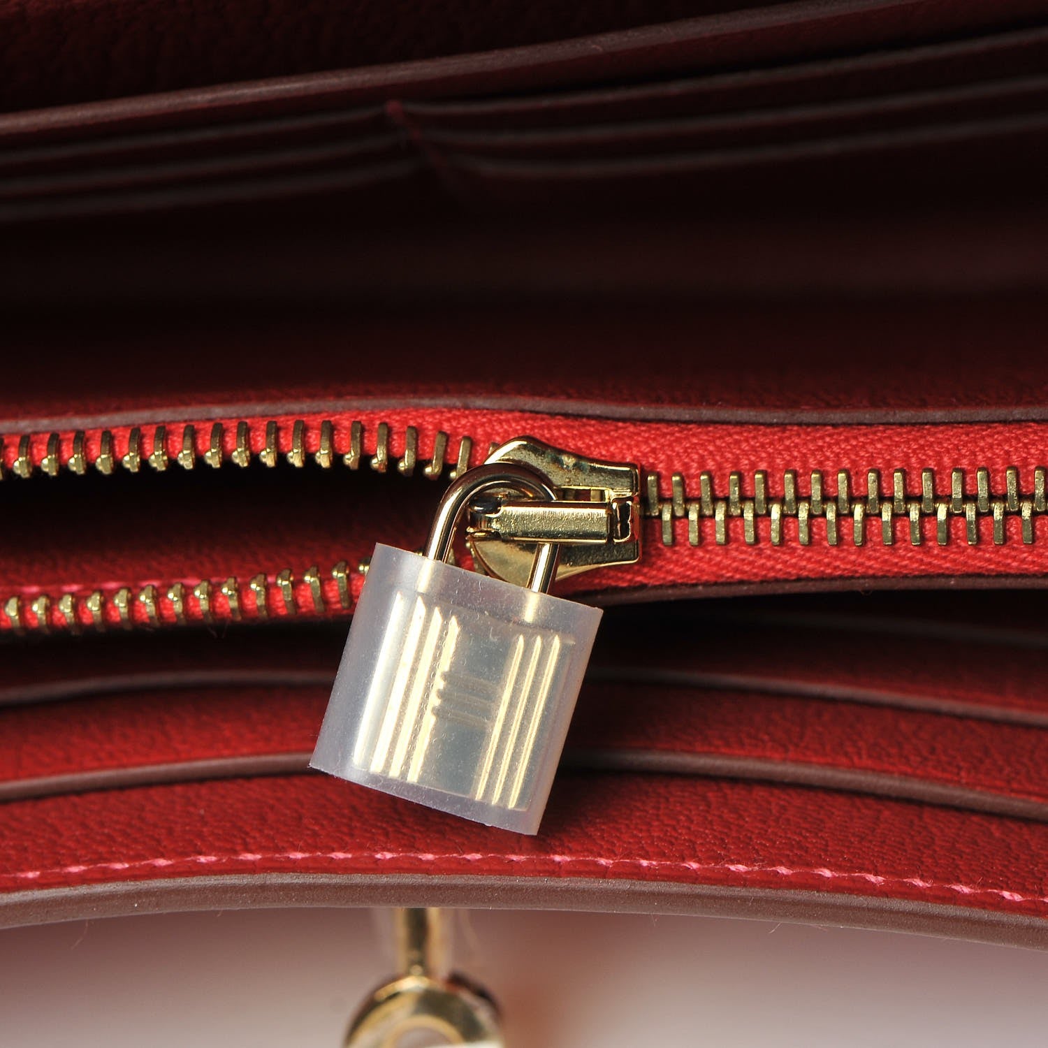 Hermes Ostrich Kelly Longue Wallet Rouge Vif 22 of 22