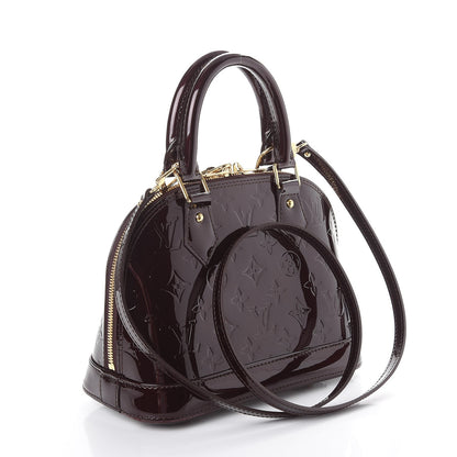 Louis Vuitton Vernis Alma BB Amarante 3 of 8