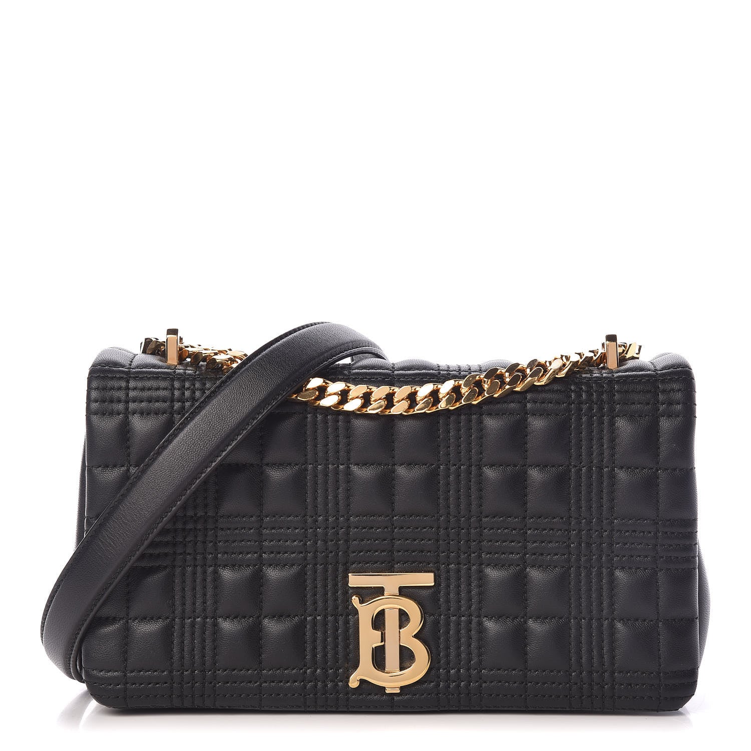 Burberry Lambskin Quilted Lola Bag Black 1 of 13