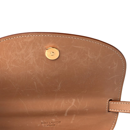 Saint Laurent Smooth Vintage Calfskin Small Kaia Satchel Brown Gold 11 of 14