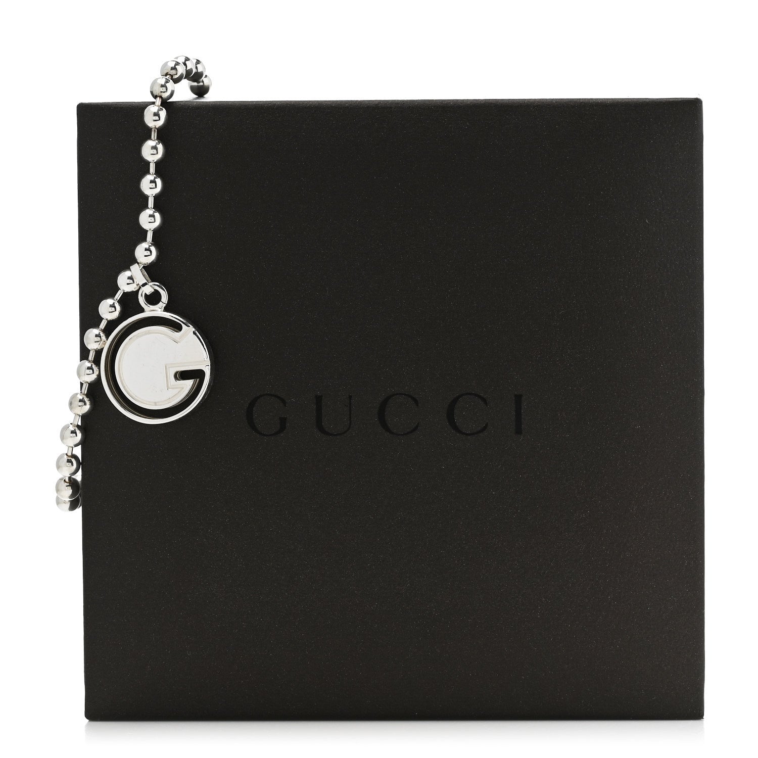 Gucci Sterling Silver Boule Bead Charm Toggle Bracelet 4 of 4