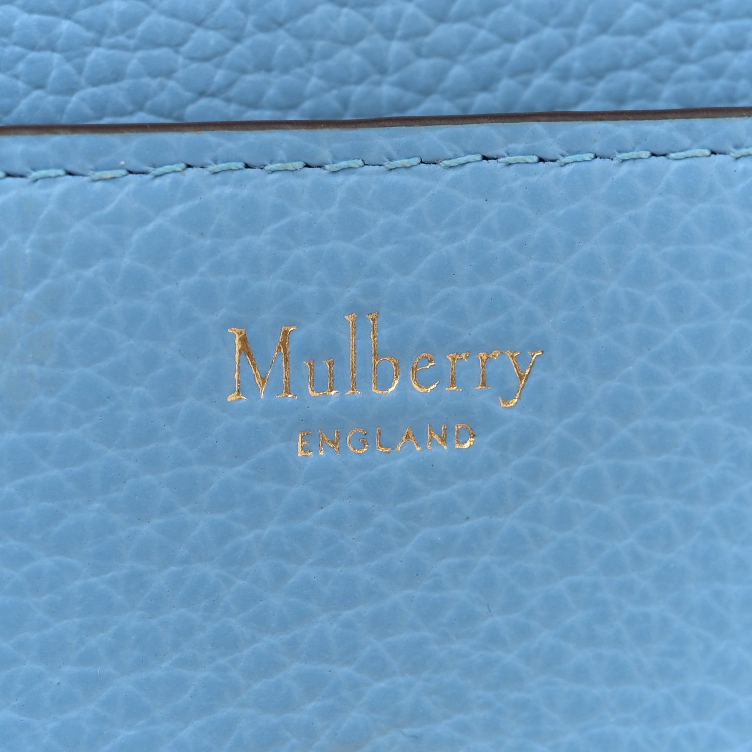 Mulberry Small Classic Grain Calfskin Small Darley Cornflower Blue 6 of 12