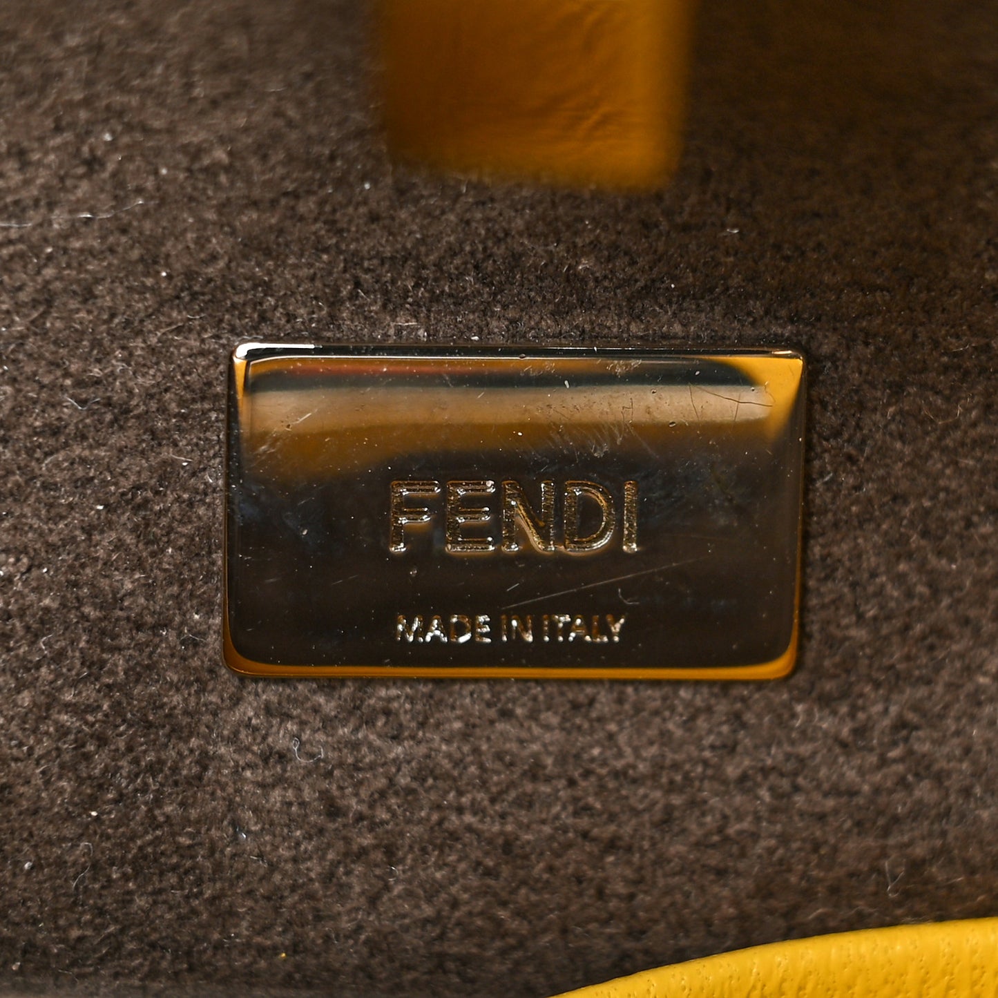 Shiny Nappa Micro Peekaboo Iconic Satchel Sunflower