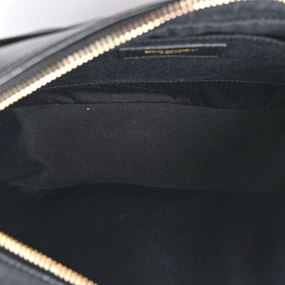 Saint Laurent Calfskin Matelasse Monogram Lou Camera Bag Black 5 of 11