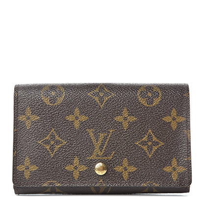 Louis Vuitton Monogram Porte-Monnaie Tresor Wallet 1 of 15