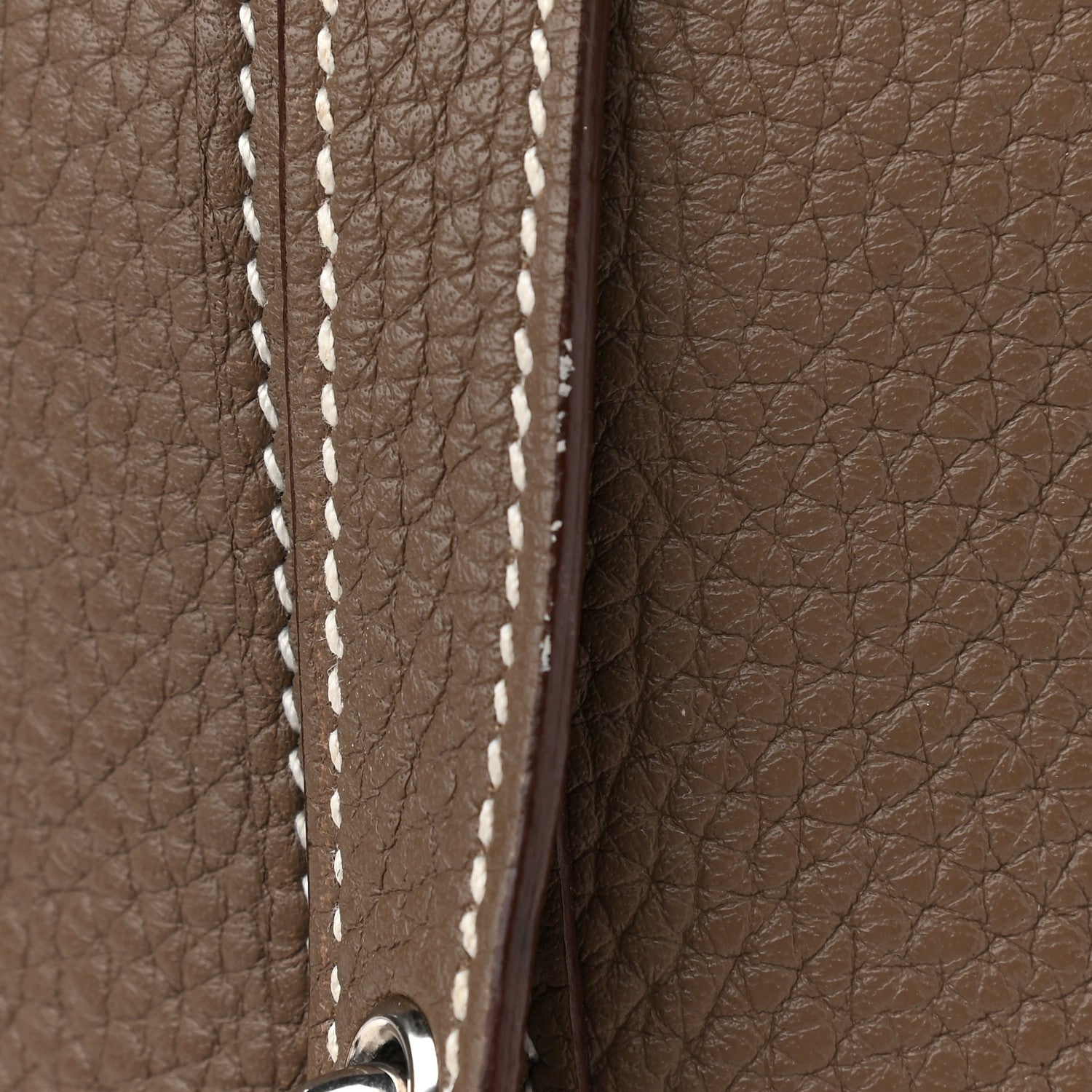 Hermes Taurillon Clemence Picotin Lock 18 PM Etoupe 9 of 10