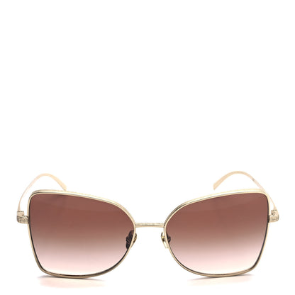Chanel Metal Butterfly Sunglasses 4263-T Gold Pink 2 of 8