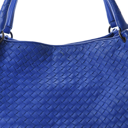 Bottega Veneta Nappa Intrecciato Parachute Bag Signal Blue 9 of 9