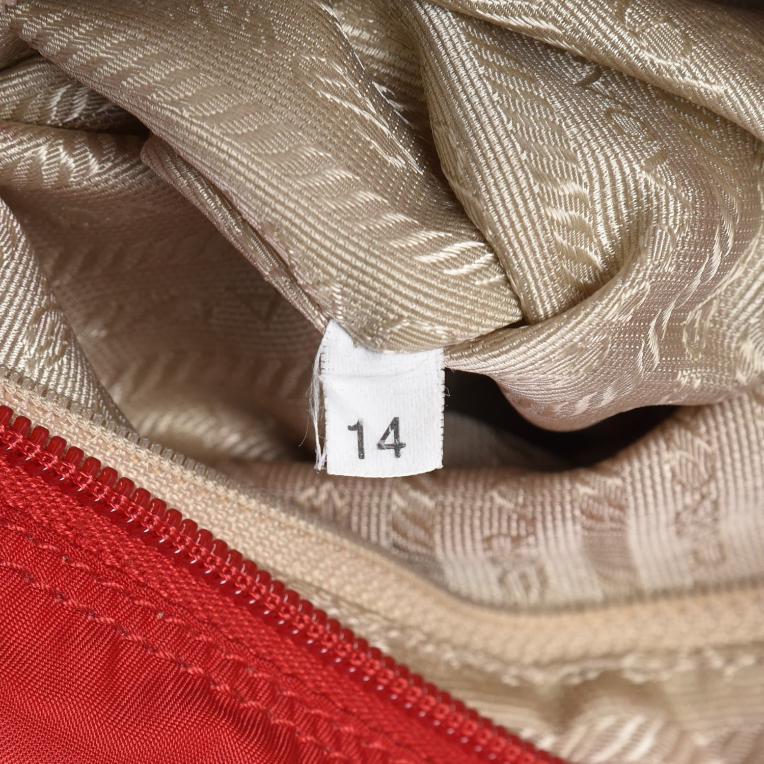 Prada Nylon Vela Messenger Bag Red 7 of 9