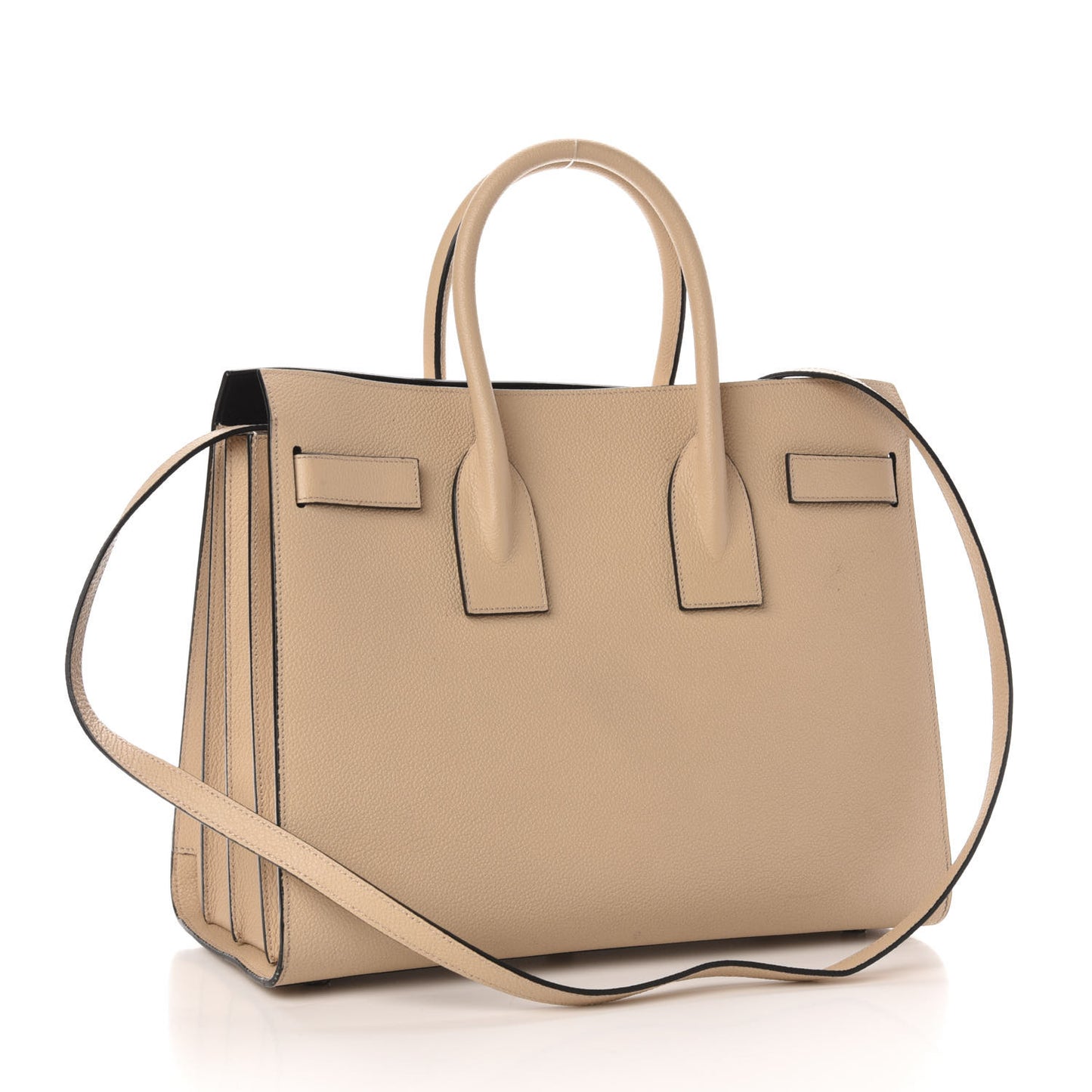 Calfskin Small Sac De Jour Dark Beige