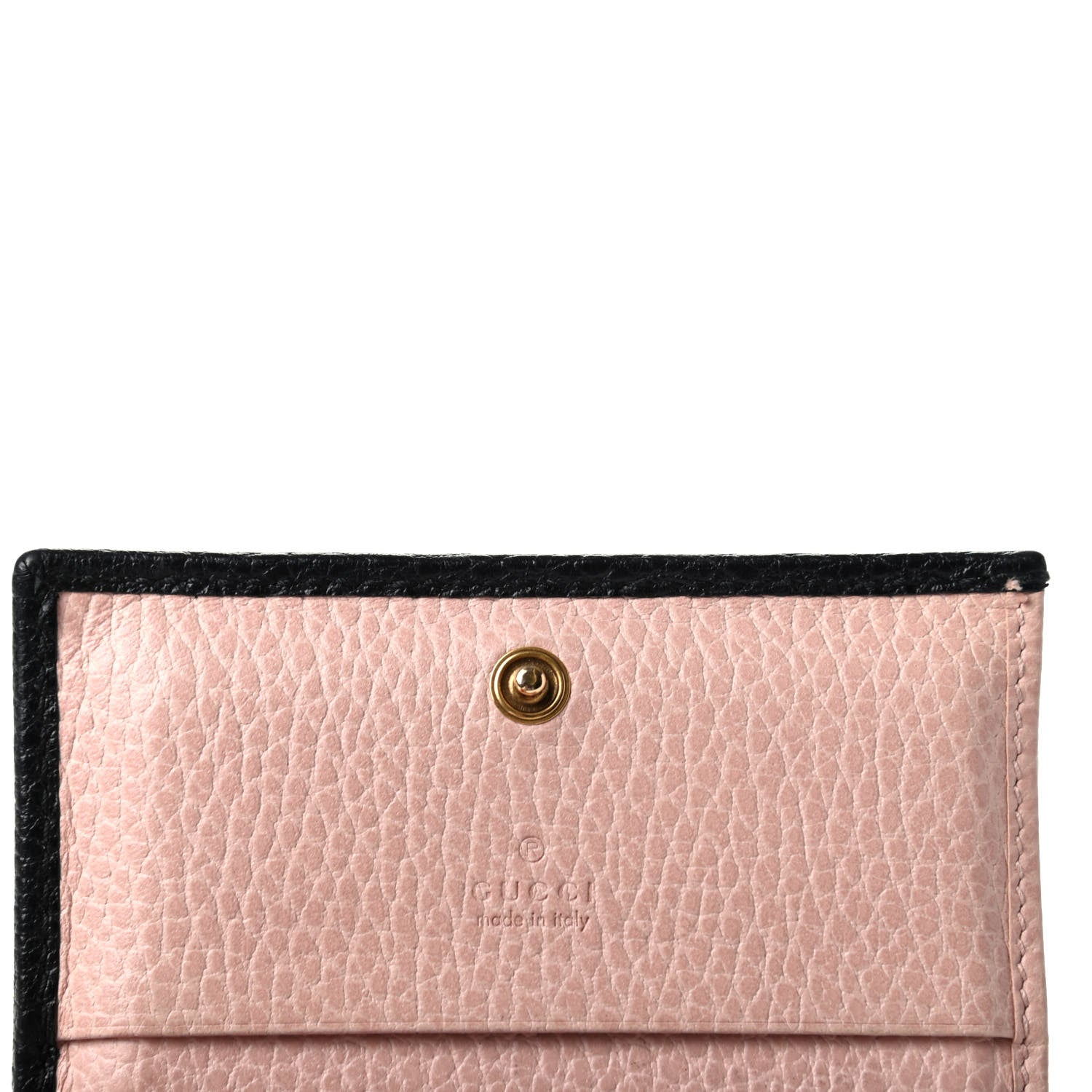 Gucci Calfskin GG Marmont Bow Card Case Black 6 of 7