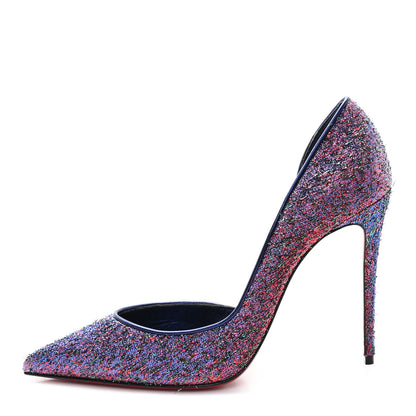 Christian Louboutin Starlight Lurex Iriza 100 Pumps 38 Multicolor By Night 1 of 8