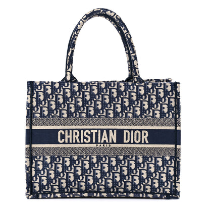 Christian Dior Oblique Medium Book Tote Blue Multicolor 1 of 13