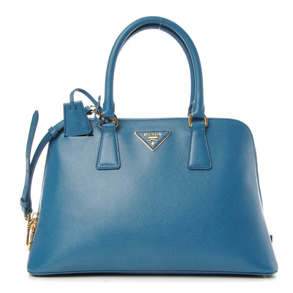 Prada Saffiano Lux Medium Promenade Tote Cobalto 1 of 8