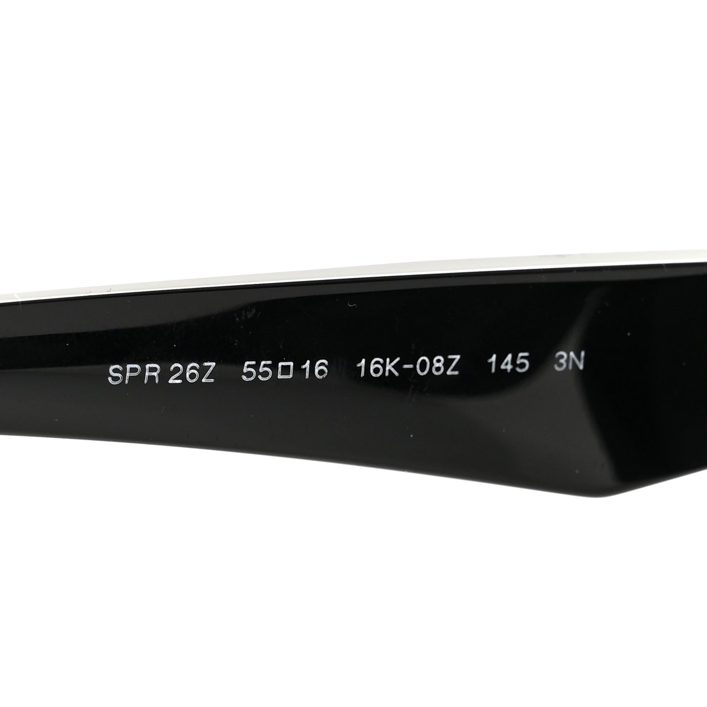 Acetate Oval Sunglasses SPR 26Z Black