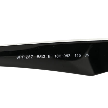 Prada Acetate Oval Sunglasses SPR 26Z Black 6 of 8