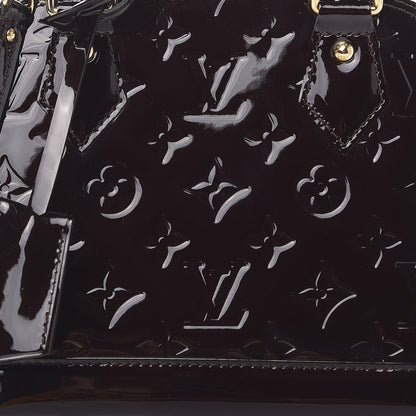 Louis Vuitton Vernis Alma BB Amarante 9 of 10