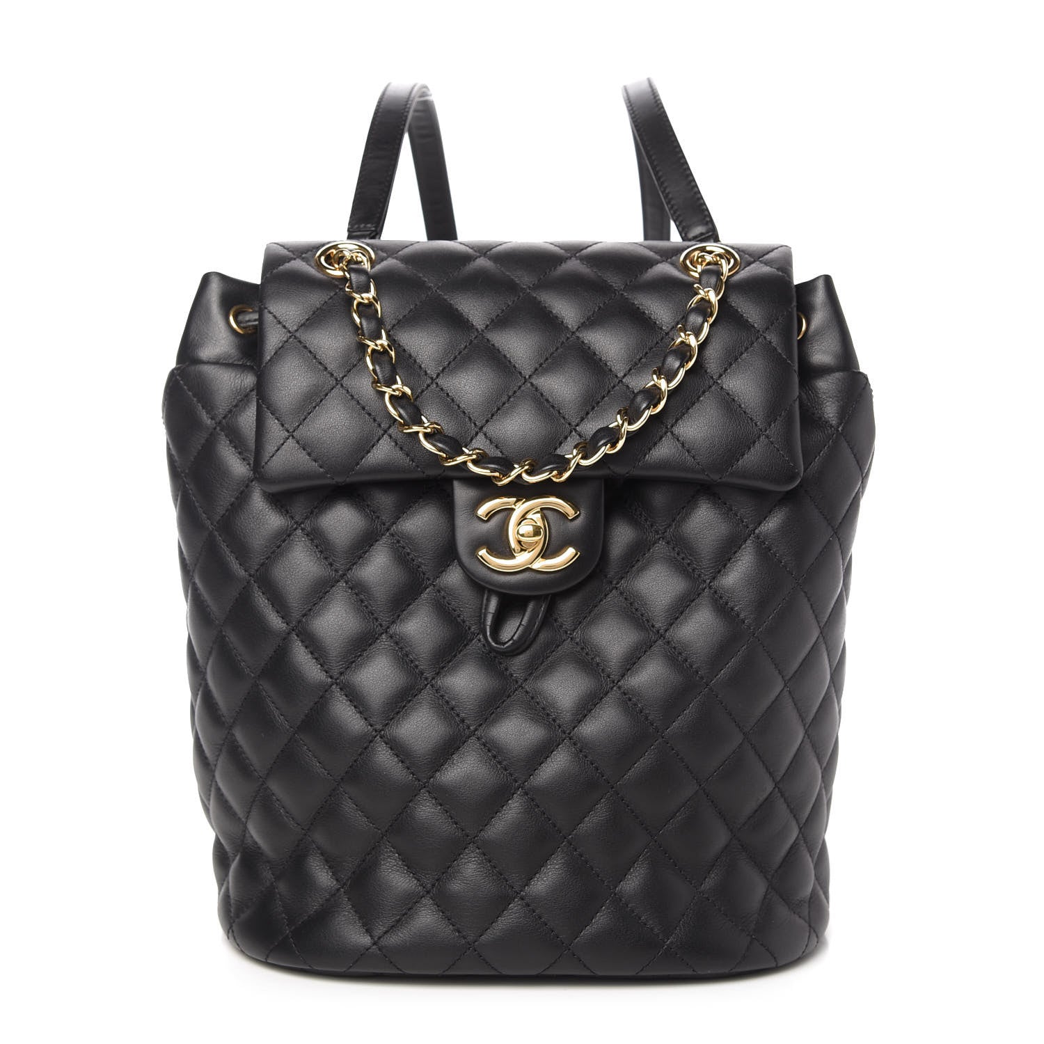 Chanel Lambskin Quilted Small Urban Spirit Backpack Black 1 of 10