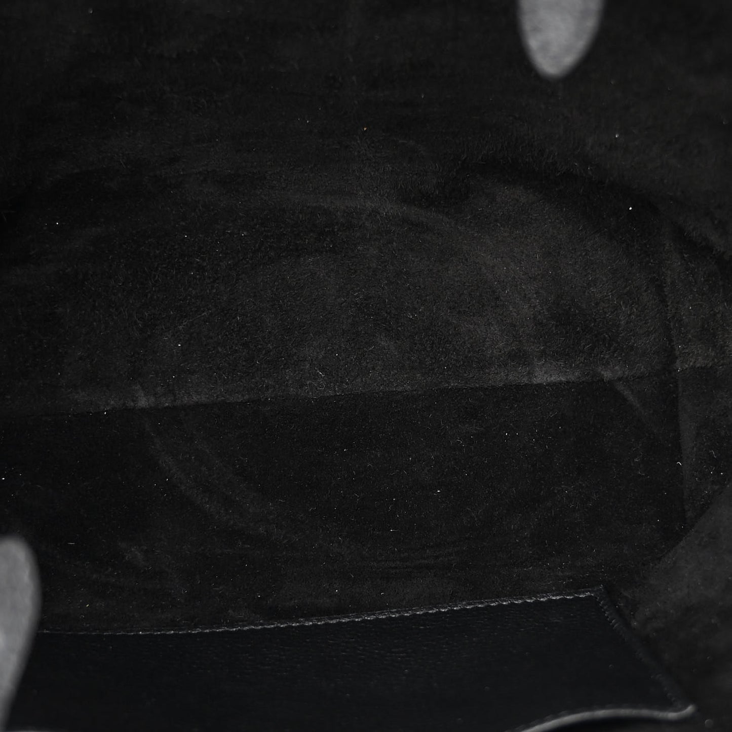 Grained Calfskin Triomphe Mini Cabas Anais Black