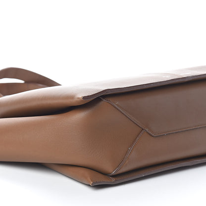 Celine Calfskin Medium Tri-Fold Bag Taupe 8 of 9