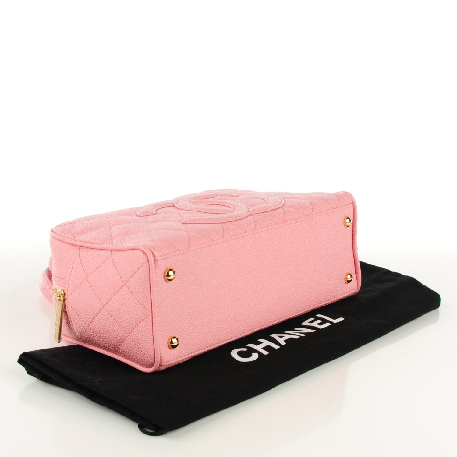 Chanel Caviar Quilted Small Bowler Pink 4 of 7