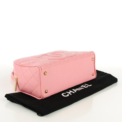 Chanel Caviar Quilted Small Bowler Pink 4 of 7