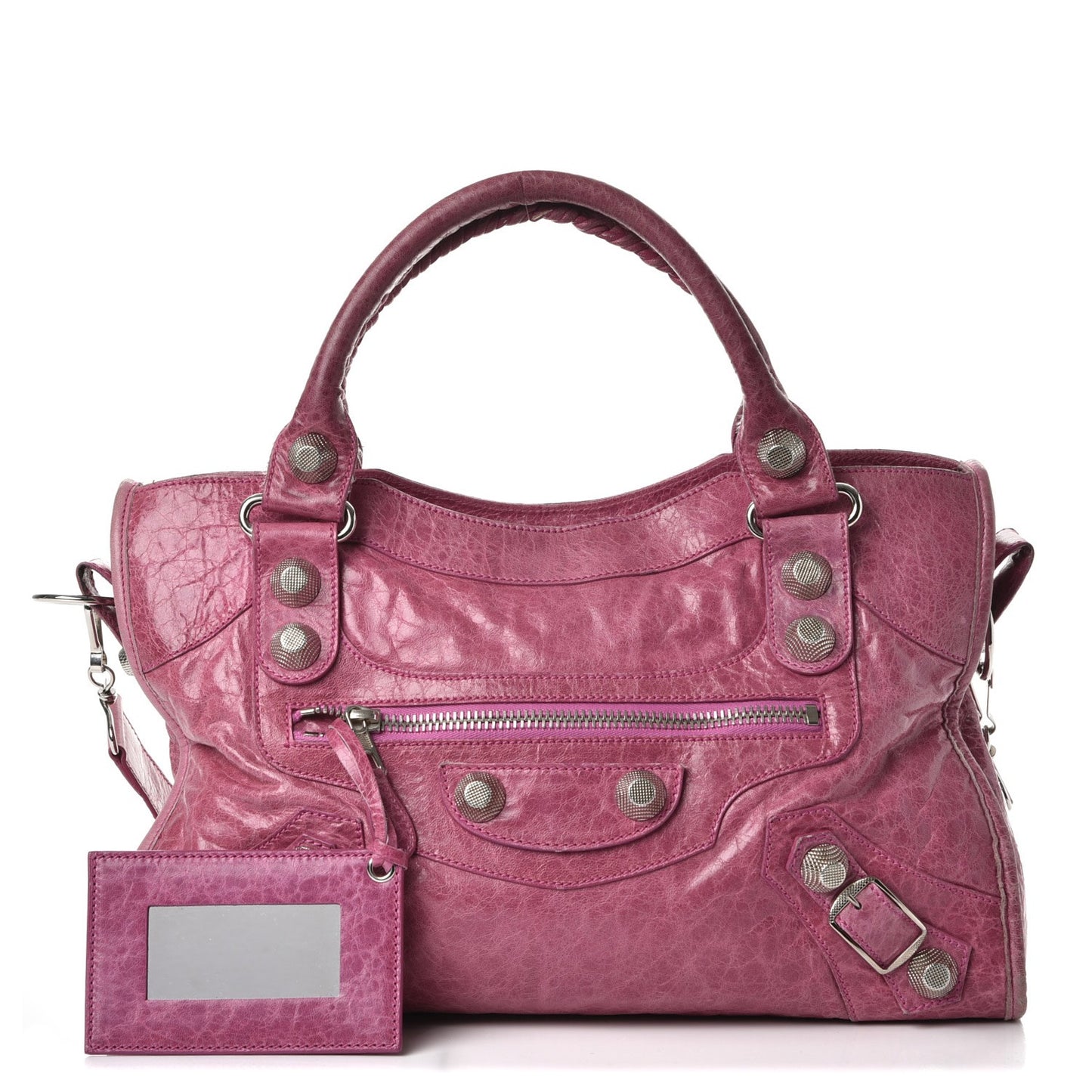 Agneau Giant 21 Silver Hardware City Magenta