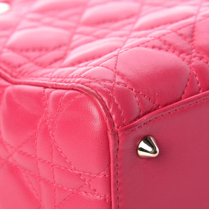 Christian Dior Lambskin Cannage Medium Lady Dior Pink 12 of 13