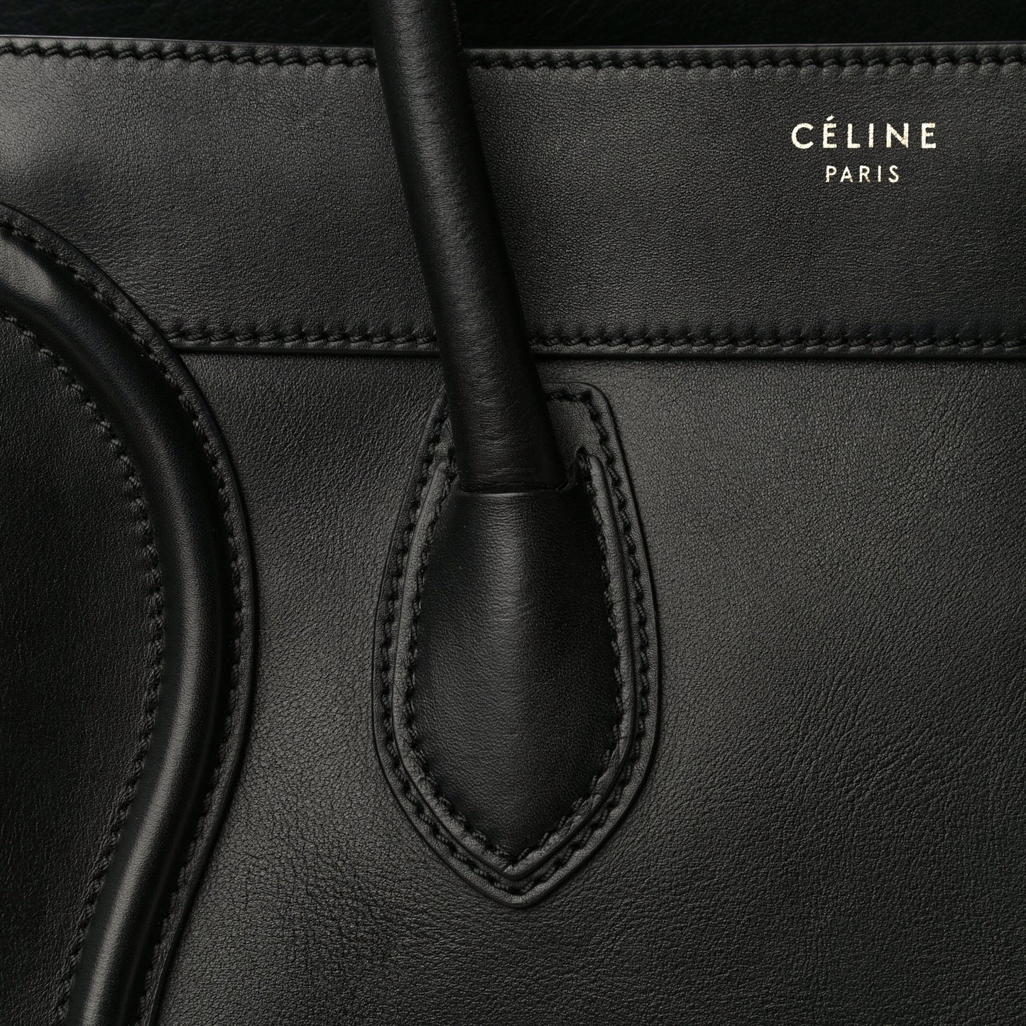 Smooth Calfskin Mini Luggage Black