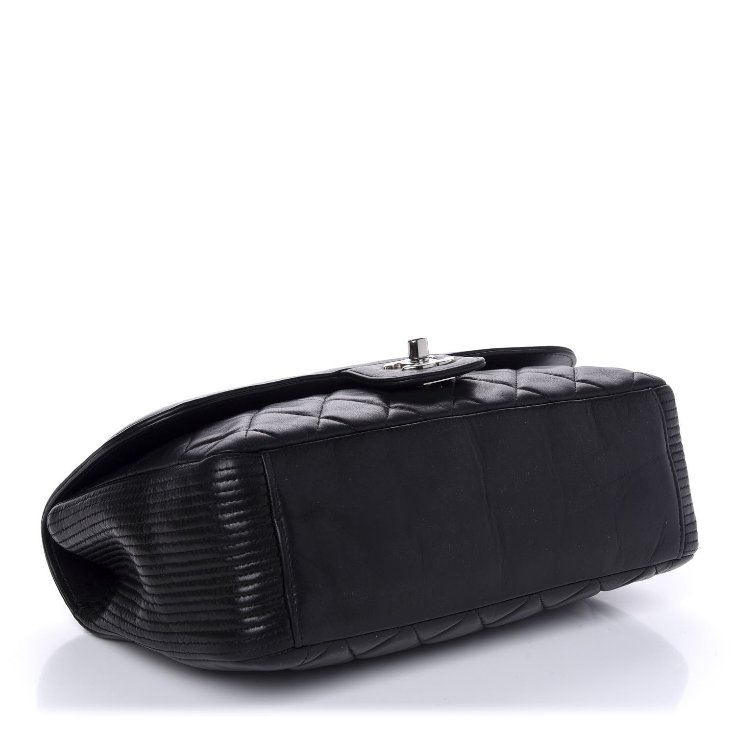 Chanel Lambskin Quilted Medium Single Flap Black 4 of 9
