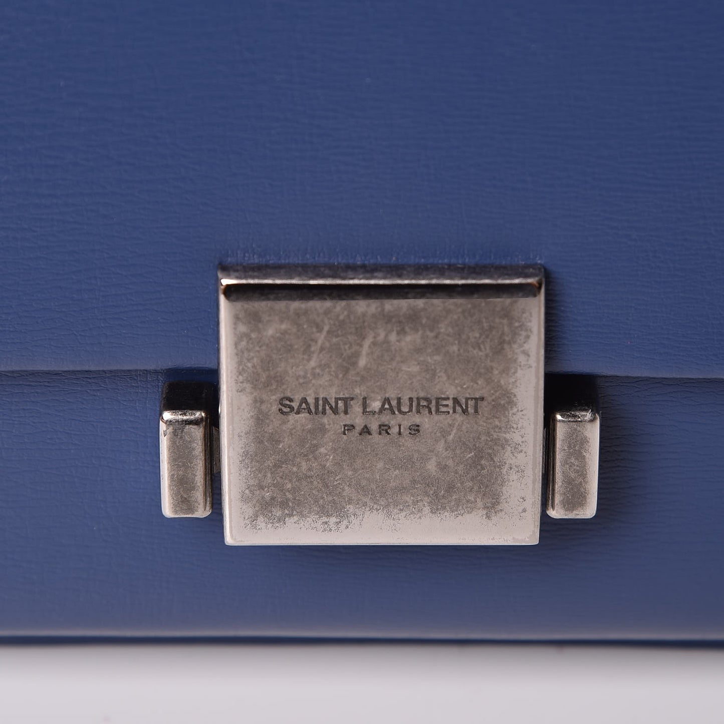 Calfskin Medium Bellechasse Satchel Blue