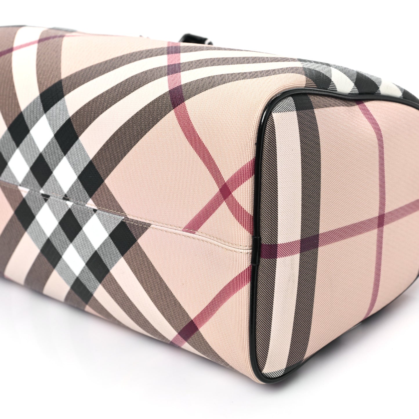 Supernova Check Patent Small Chester Bowling Bag Black