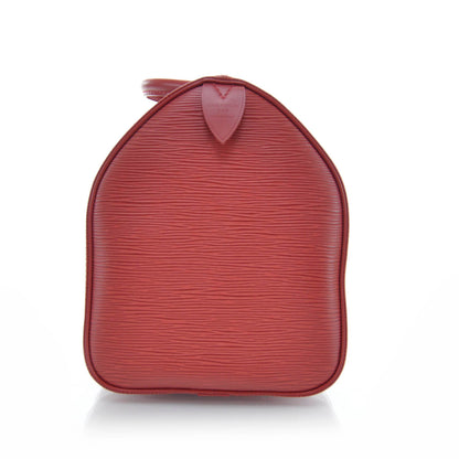 Louis Vuitton Epi Speedy 30 Rouge 4 of 10