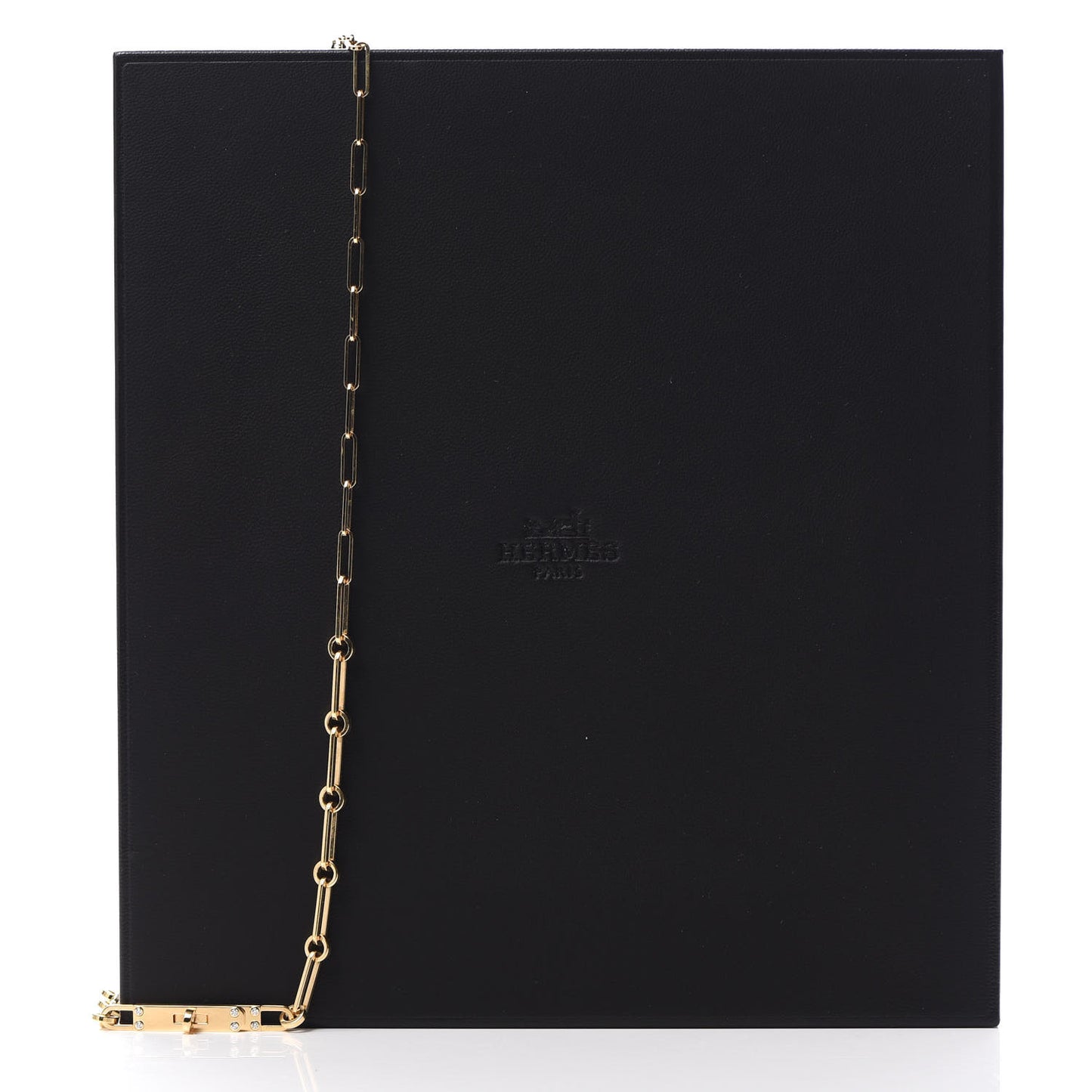 18K Yellow Gold Diamond PM Kelly Chaine Double Tour Necklace