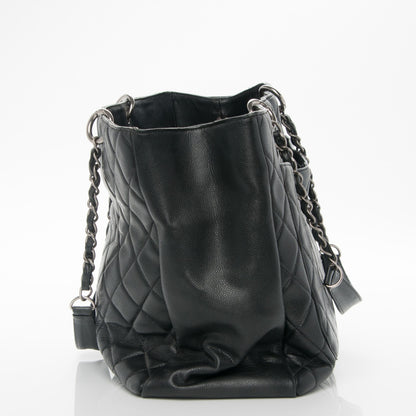 Chanel Caviar Quilted XL Grand Shopping Tote GST Dark Grey 11 of 11