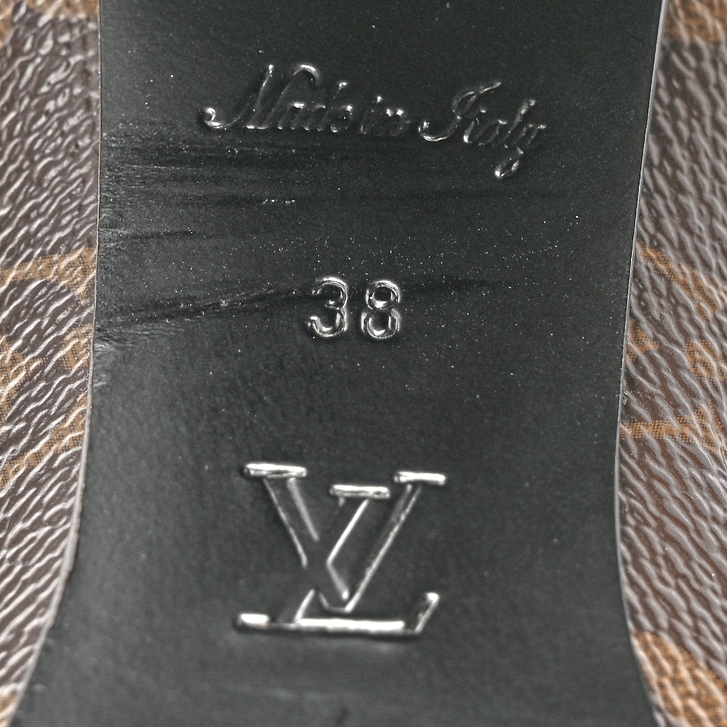 Patent Calfskin Monogram Star Trail Ankle Boots 38 Black