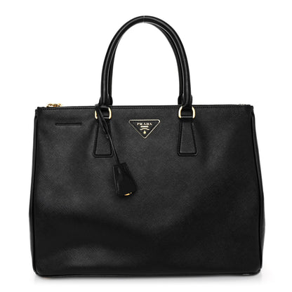Prada Saffiano Large Galleria Double Zip Tote Black 1 of 10