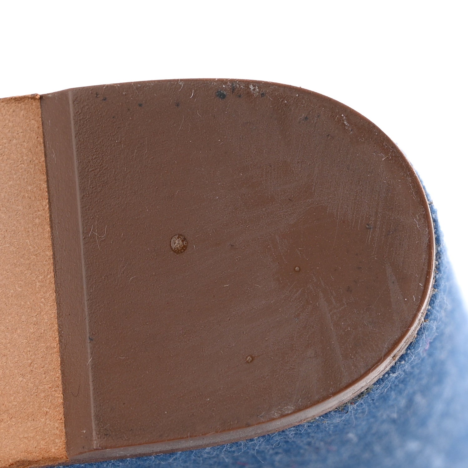 Louis Vuitton Denim Articles de Voyage Wedges 37.5 Blue 13 of 14