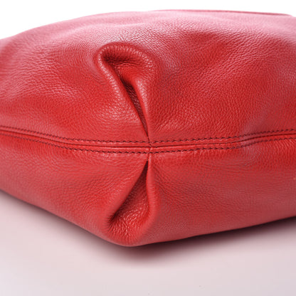 Gucci Pebbled Calfskin Large Soho Hobo Red 8 of 11