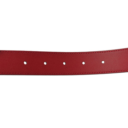 Gucci Plutone Calfskin Double G 30mm Belt 75 30 Rosso 4 of 5