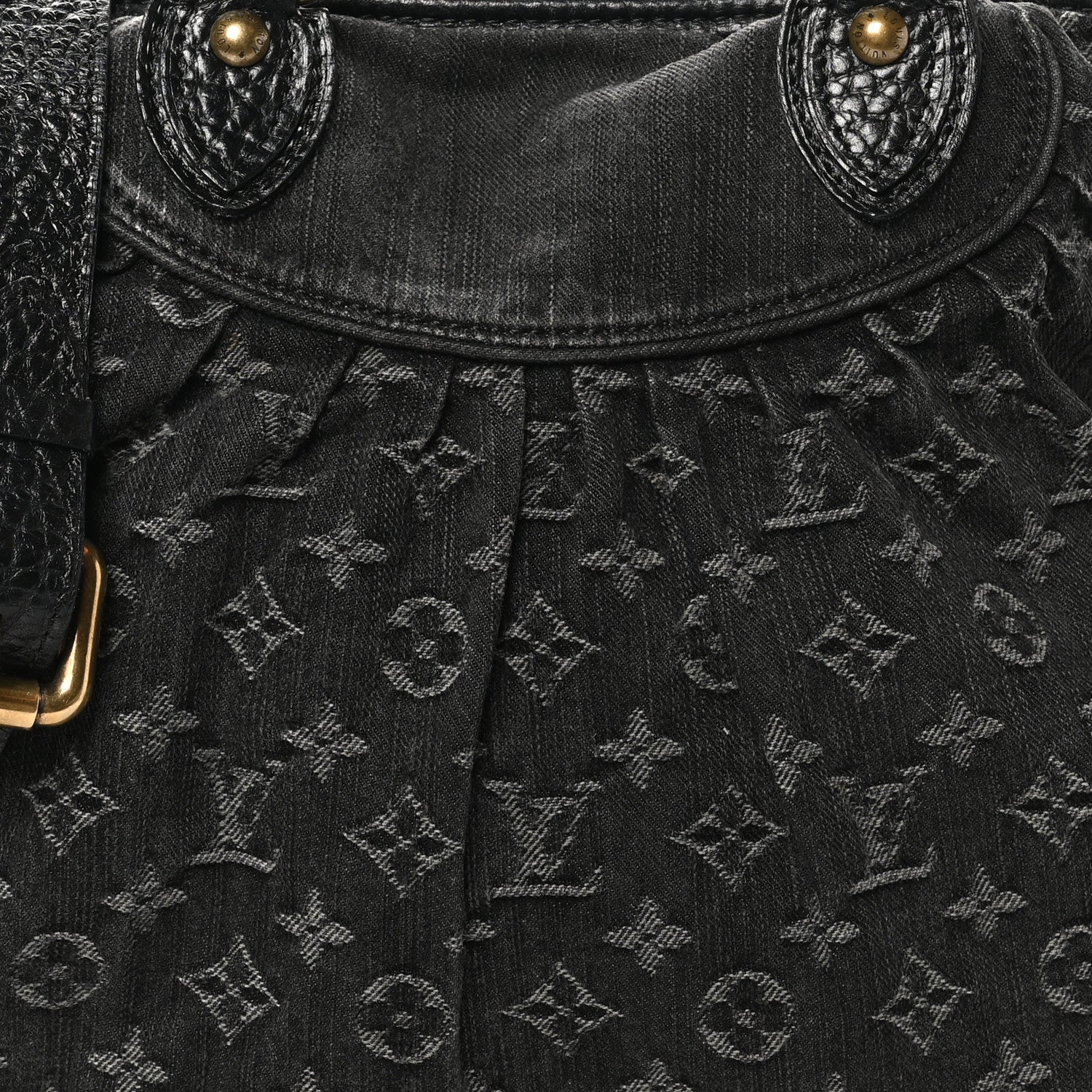 Louis Vuitton Denim Neo Cabby GM Black 7 of 9