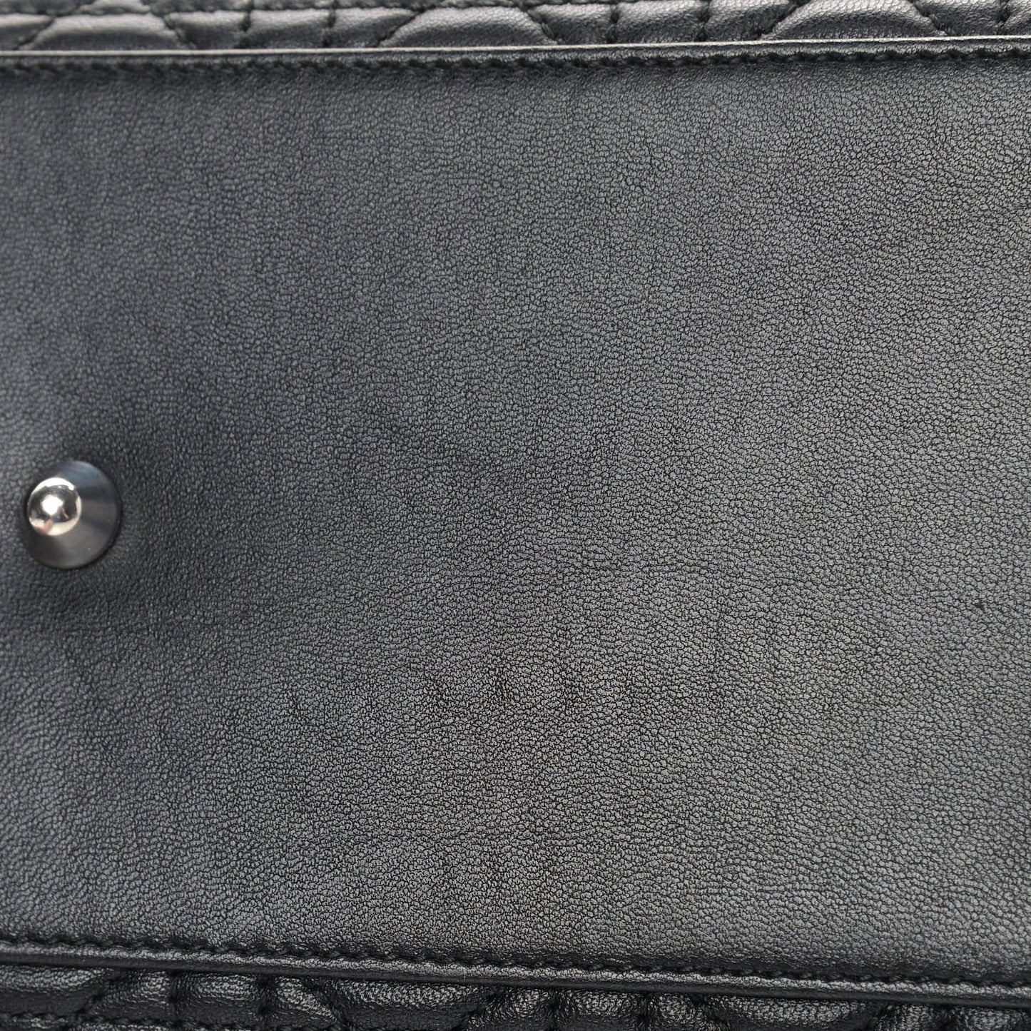 Lambskin Cannage Large Dior Soft Shopping Tote Black