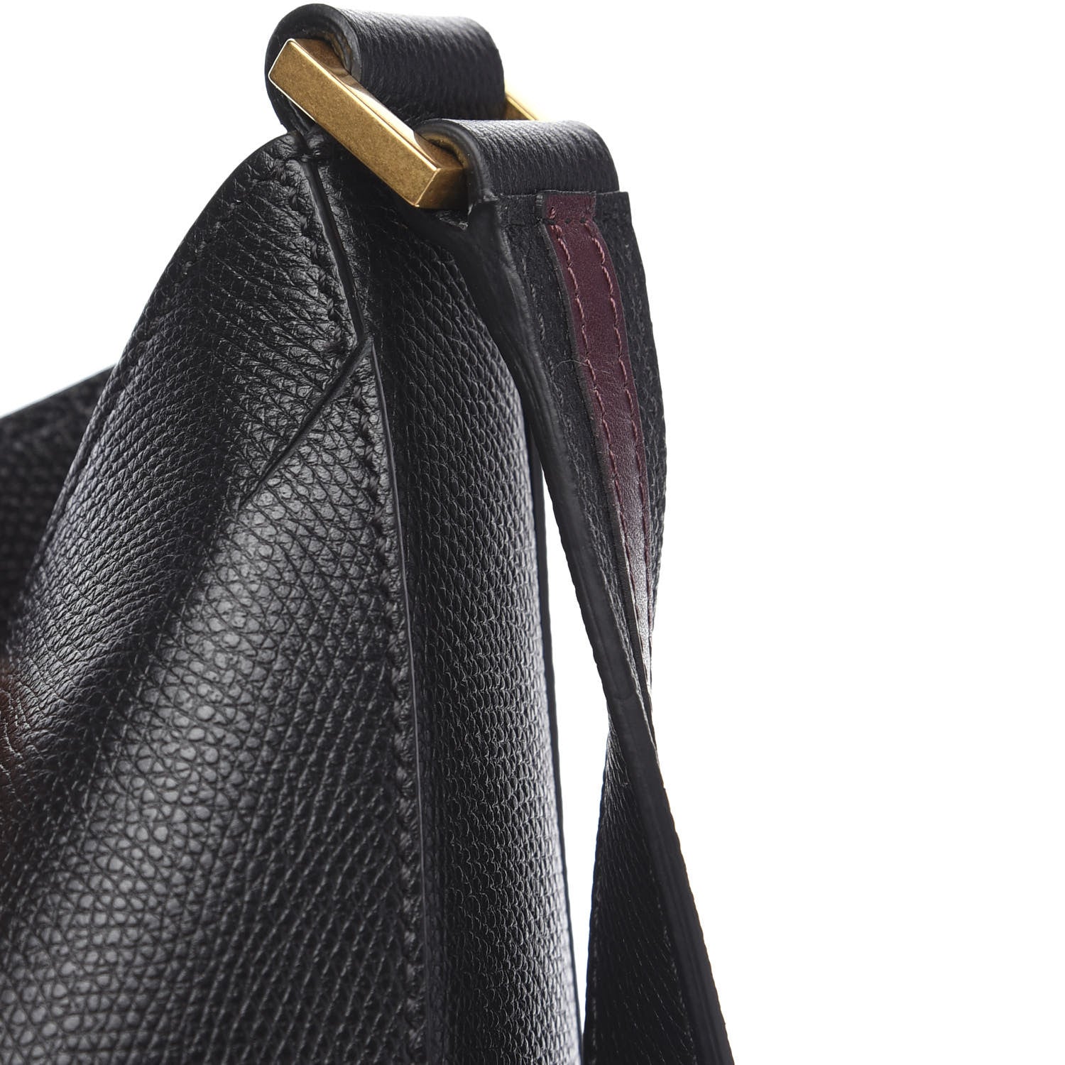 Valentino Garavani Grainy Calfskin VSling Hobo Bag Black 9 of 9