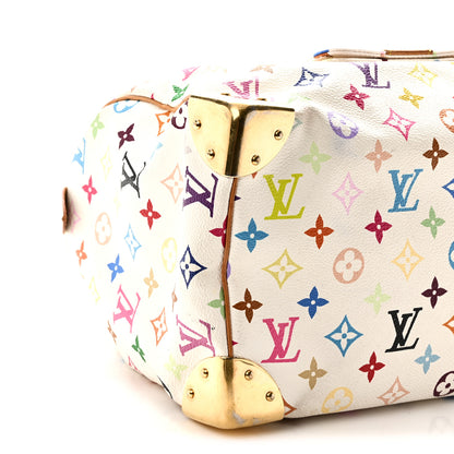 Louis Vuitton Monogram Multicolor Speedy 30 White 8 of 11